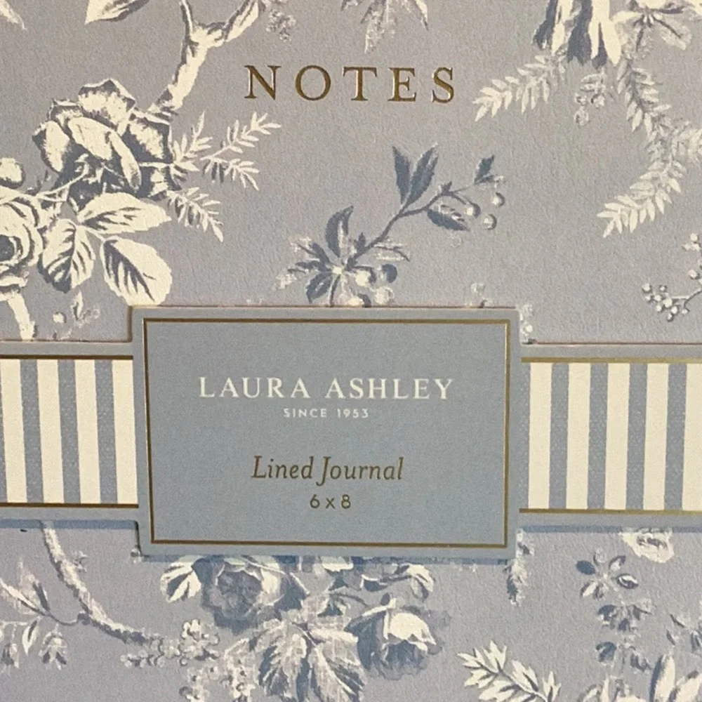 Laura Ashley Blue Floral Lined Journal - Picture 3 of 5